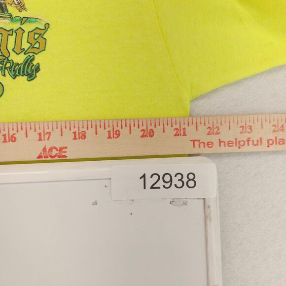 Sturgis Motorcycle Rally 2019 Graphic T Shirt Mens Size Extra Large XL Yellow - Picture 6 of 9